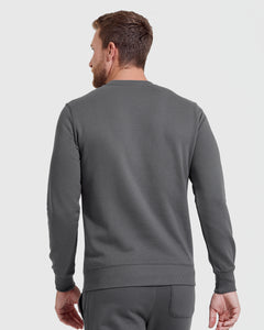 True ClassicCarbon Fleece French Terry Pullover Crew Neck