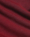 Dark Maroon Fleece French Terry Pullover texture close-up showing knit detail.