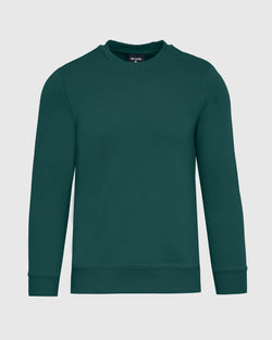 Emerald Fleece French Terry Pullover Crew Neck