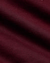 Mahogany Fleece French Terry Zip Hoodie fabric close-up.