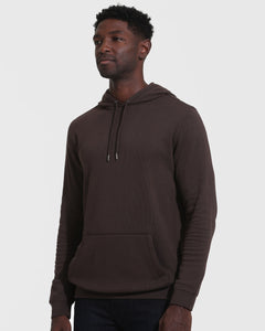 True ClassicDark Oak Waffle Hoodie