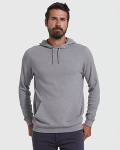 True ClassicHeather Gray Waffle Hoodie