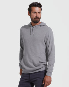 True ClassicHeather Gray Waffle Hoodie