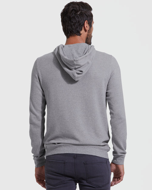 Heather Gray Waffle Hoodie