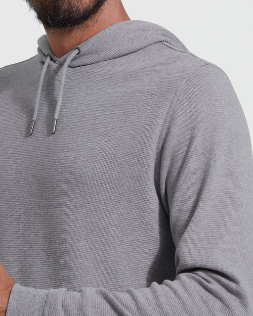 Heather Gray Waffle Hoodie