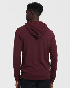 True ClassicMahogany Waffle Hoodie