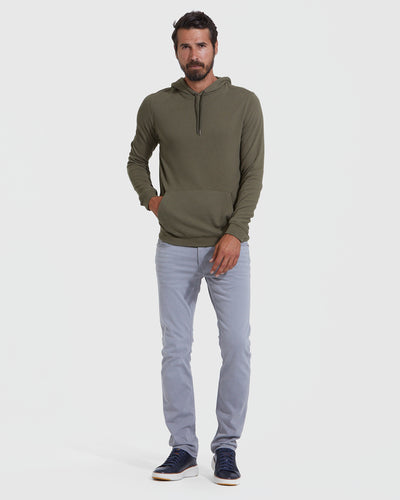 Waffle Hoodie - Military Green