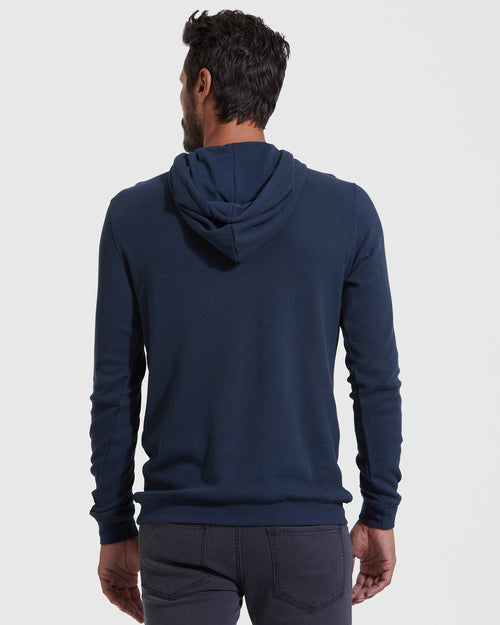 Navy & Heather Gray Waffle Hoodie 2-Pack