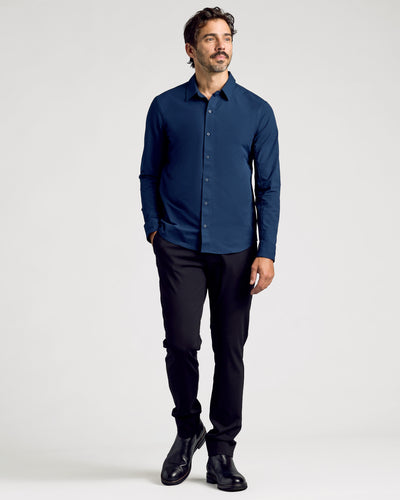 Commuter Long Sleeve Shirt - Navy