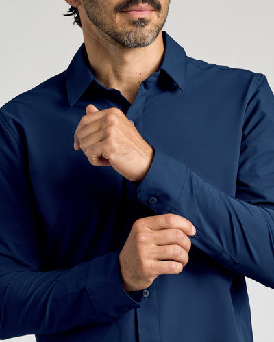 Commuter Long Sleeve Shirt - Navy