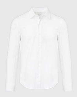 White Commuter Long Sleeve Shirt