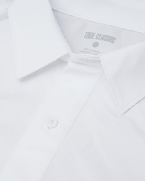 White Commuter Long Sleeve Shirt