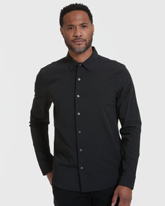 True ClassicBlack Performance Lightweight Dress Shirt