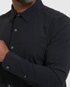 Black Lightweight Dress Shirt