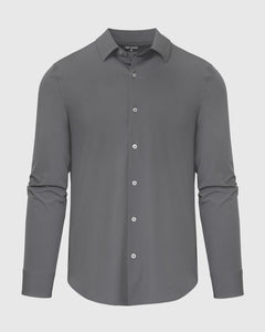 True ClassicCarbon Performance Lightweight Dress Shirt