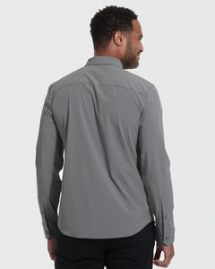 True ClassicCarbon Performance Lightweight Dress Shirt