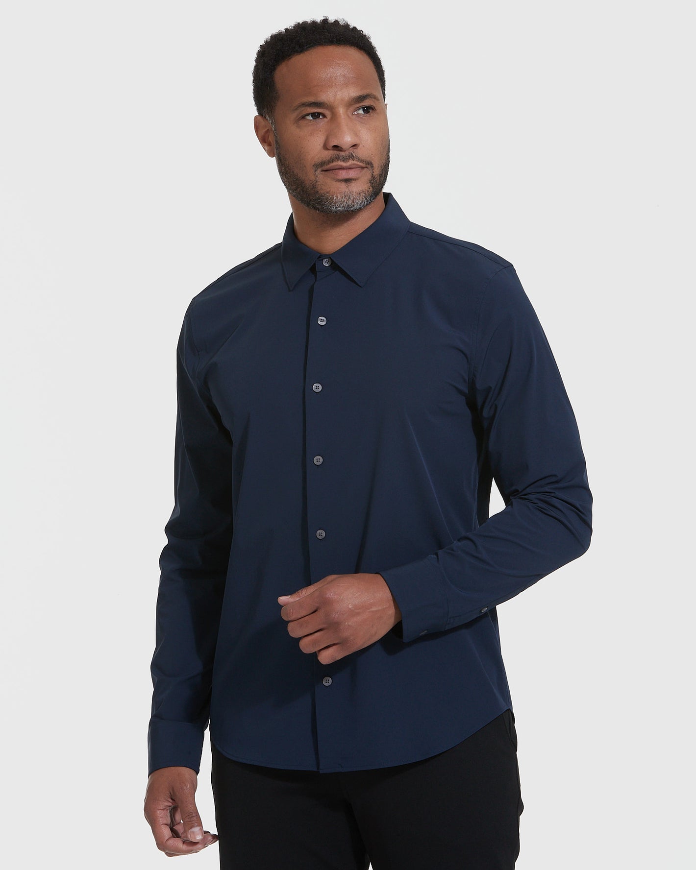 Navy Lightweight Dress Shirt