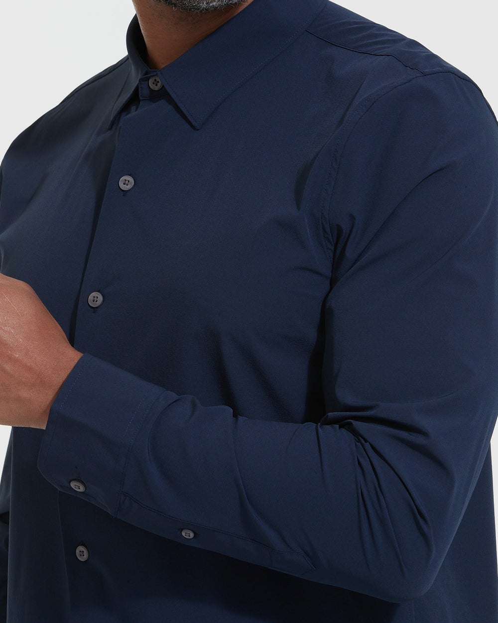 Navy Performance Lightweight Dress Shirt