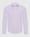 Orchid Long Sleeve Lightweight Dress Shirt with buttons and point collar.