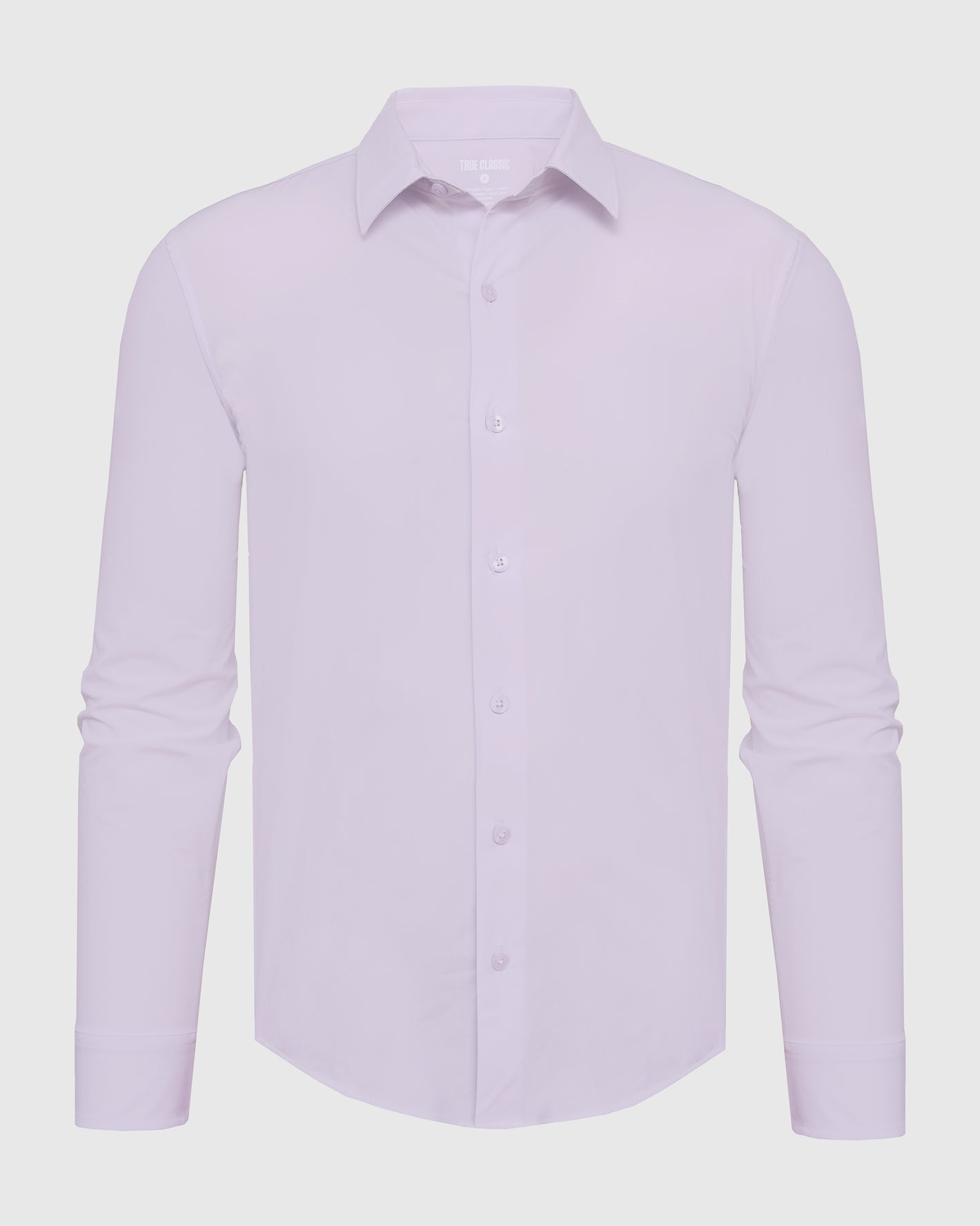 Orchid Long Sleeve Lightweight Dress Shirt with buttons and point collar.