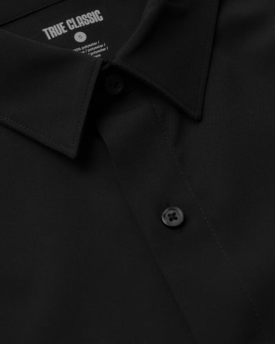 Long Sleeve Performance Dress Shirt - Black