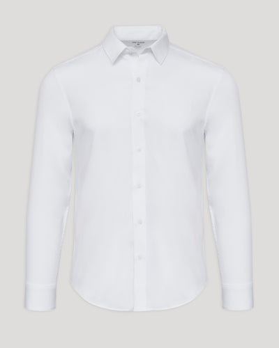 Long Sleeve Performance Dress Shirt - White