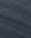 Medium Indigo Wash Long Sleeve Chambray Shirt fabric close-up.