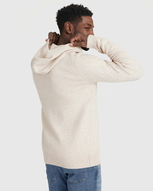 Heather Oatmeal Sweater Hoodie