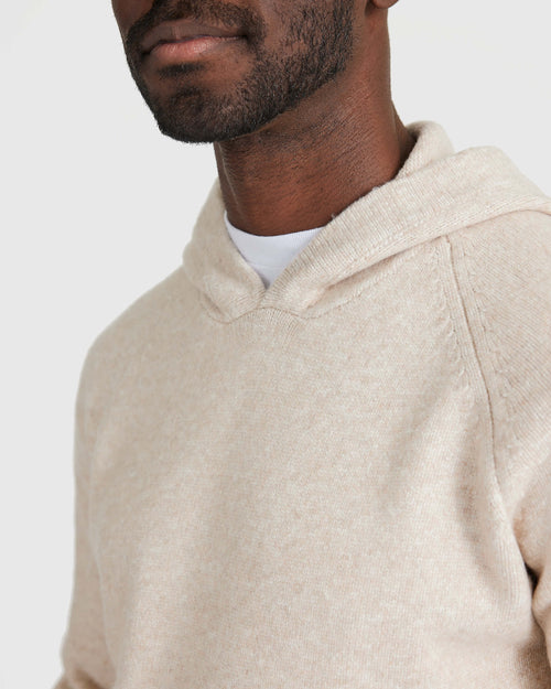 Heather Oatmeal Sweater Hoodie