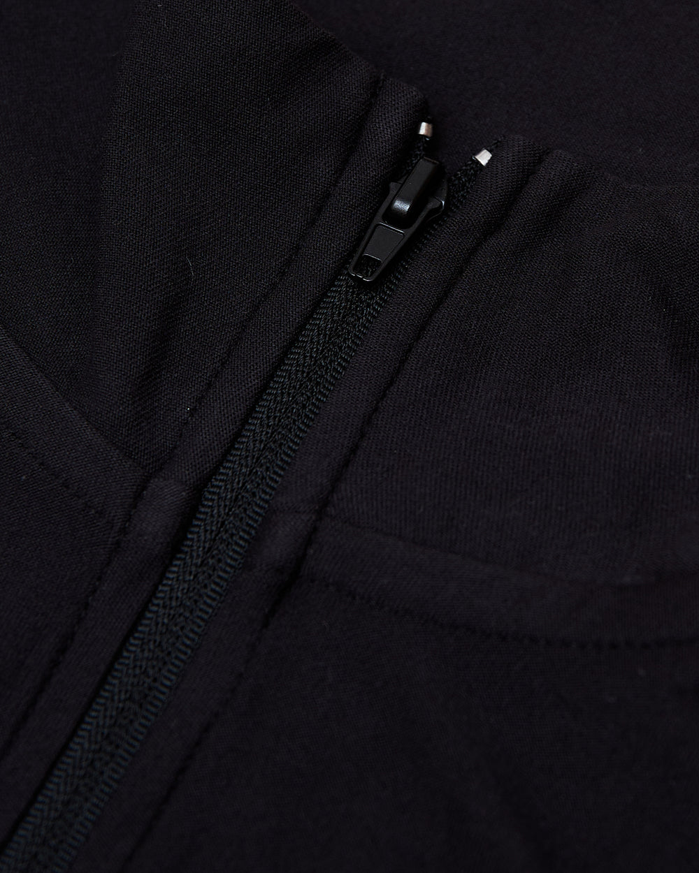 Black Active Quarter Zip Shirt