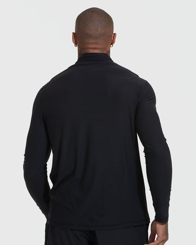 Active Quarter Zip Sweatshirt - Black