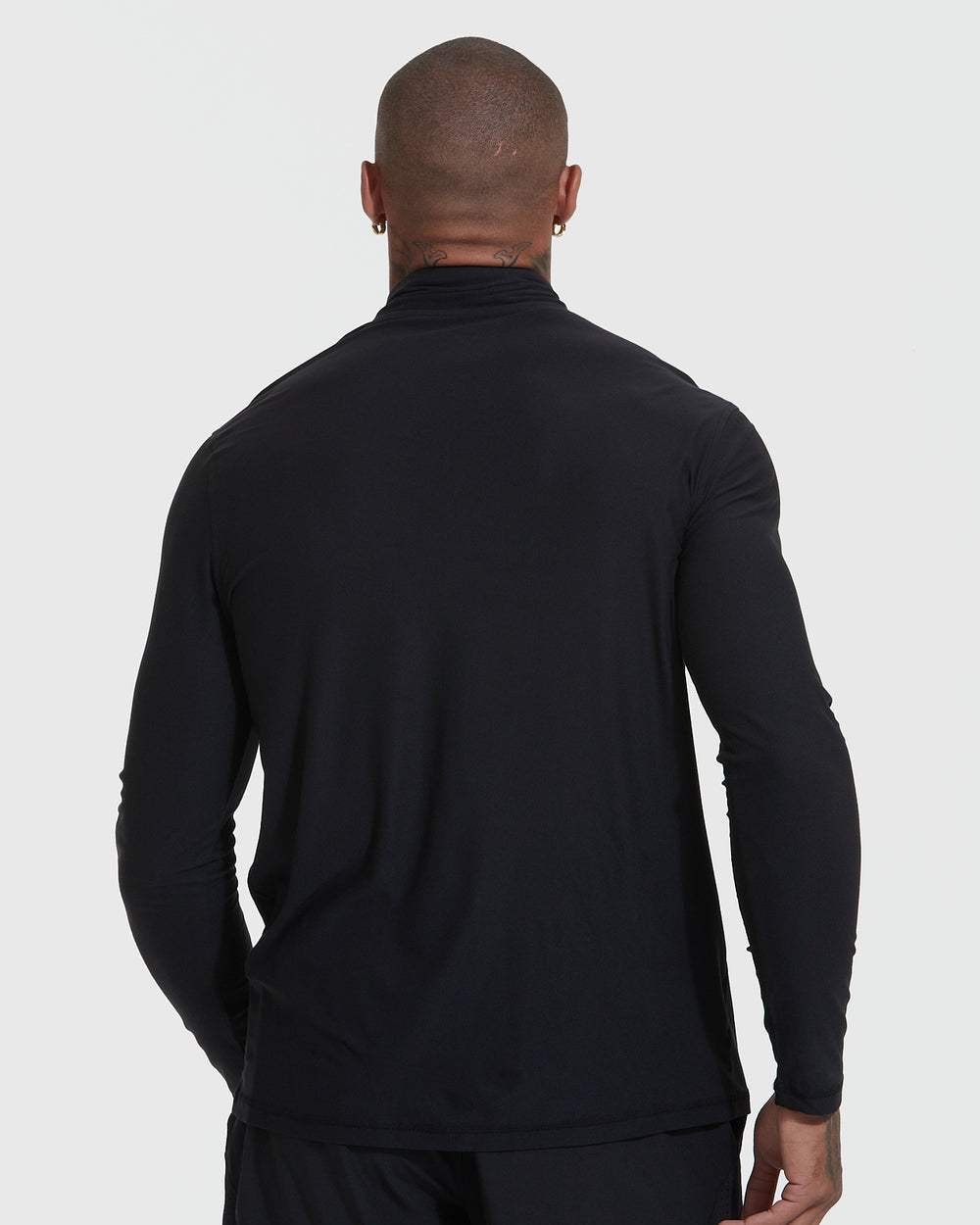 Black & Light Heather Gray Active Quarter Zip 2-Pack