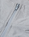 Light Heather Gray Active Quarter Zip Shirt