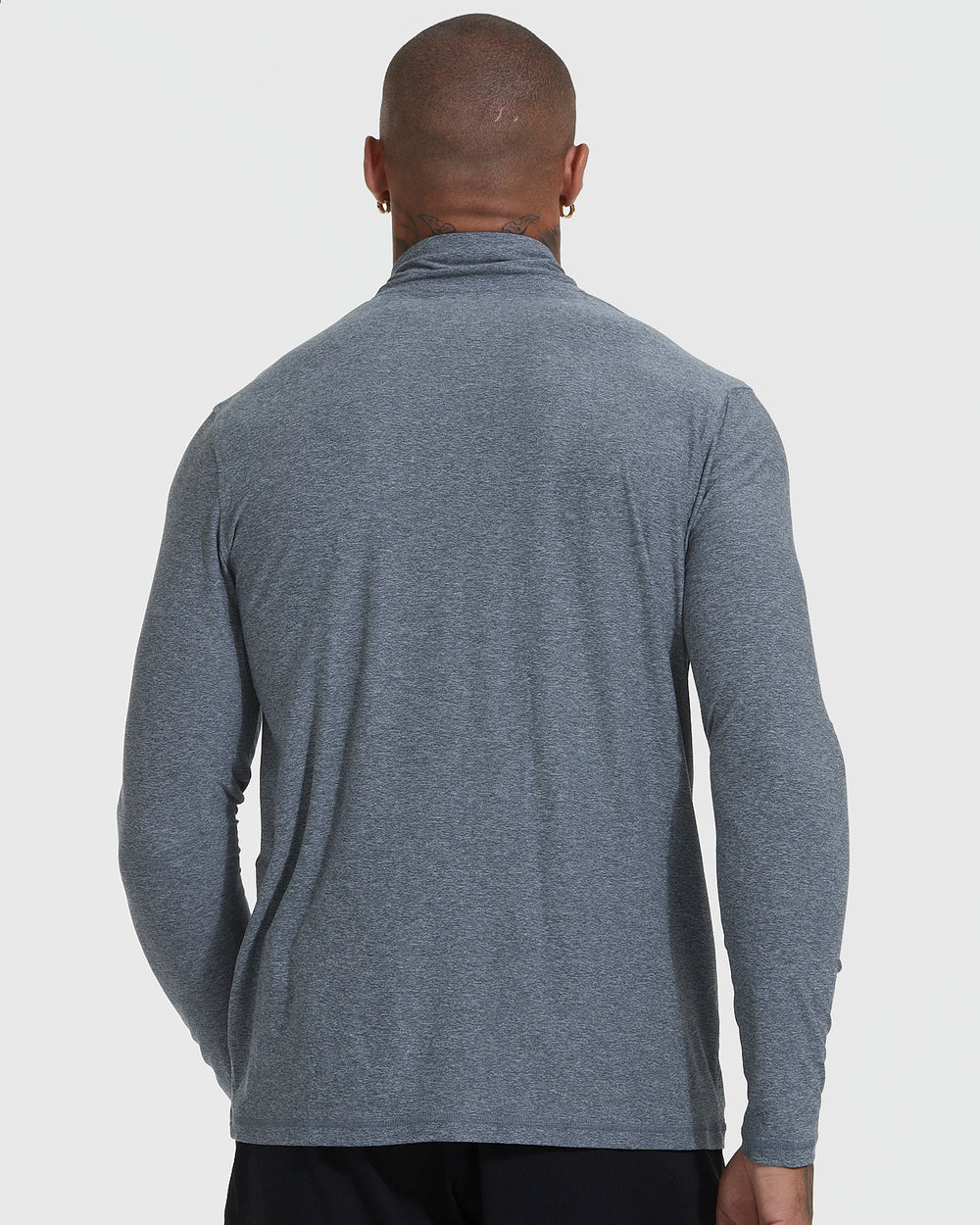 Heather Navy & Light Heather Gray Active Quarter Zip 2-Pack