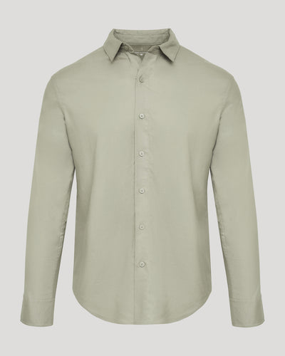 Linen Long Sleeve Shirt - Mossy Oak