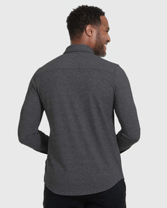 True ClassicCharcoal Heather Long Sleeve Gray Do-It-All Comfort Shirt