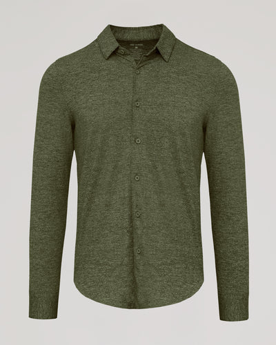 Do-It-All Comfort Shirt - Dark Heather Military Green