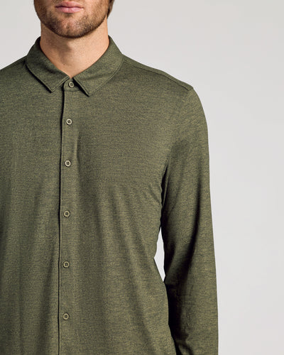 Do-It-All Comfort Shirt - Dark Heather Military Green