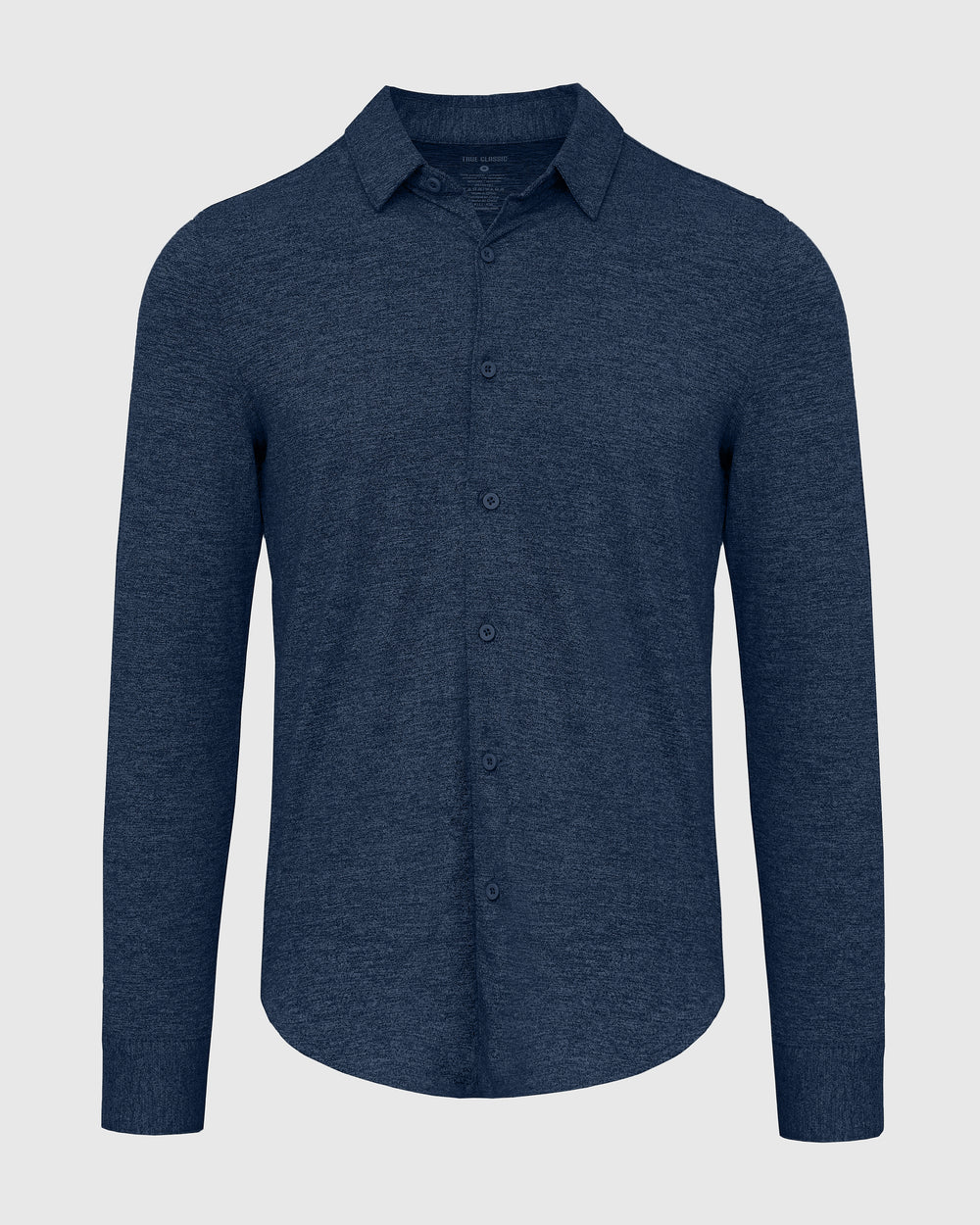 Dark Heather Navy Long Sleeve Do-It-All Comfort Shirt