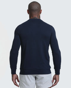 True ClassicHeather Navy Active Comfort Crew Sweatshirt