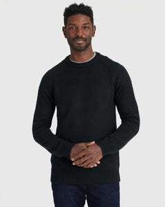 True ClassicBlack Crew Neck Sweater