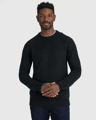 Classic Crew Neck Sweater - Black