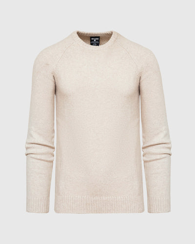 Classic Crew Neck Sweater - Heather Oatmeal