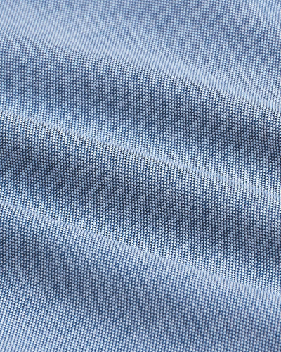 Stretch Oxford Long Sleeve Shirt - Banker Blue