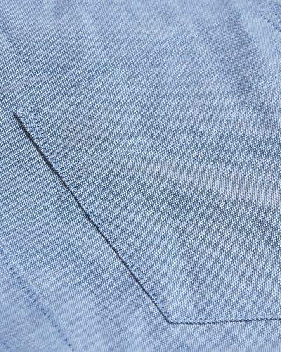 Stretch Oxford Long Sleeve Shirt - Banker Blue