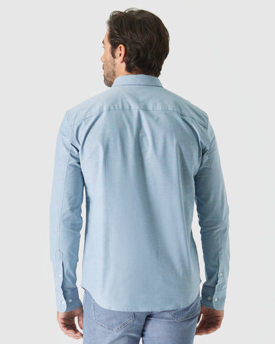 Stretch Oxford Long Sleeve Shirt - Harbor