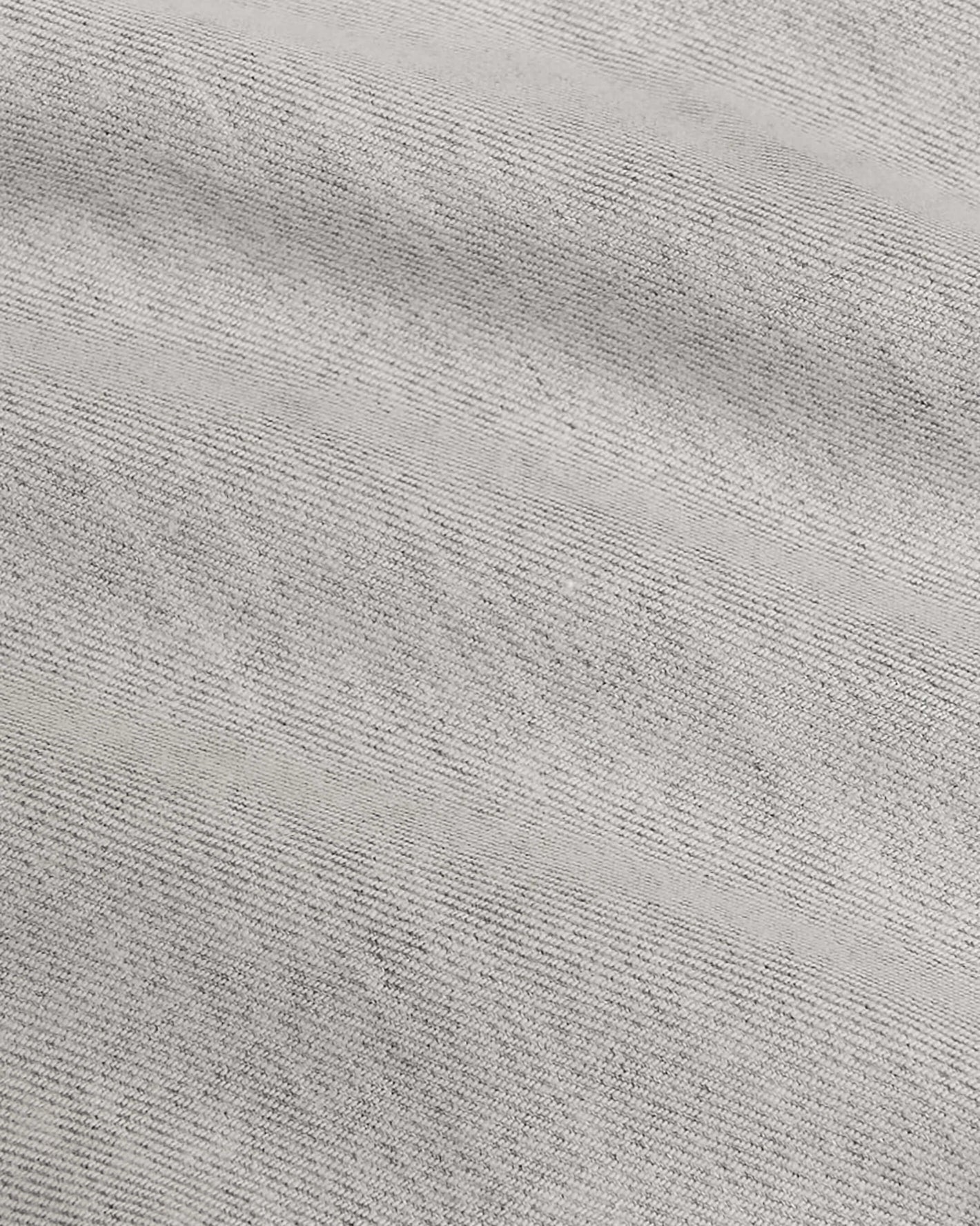 Heather Gray Long Sleeve Lightweight Flannel Shirt with subtle horizontal fabric ridges.