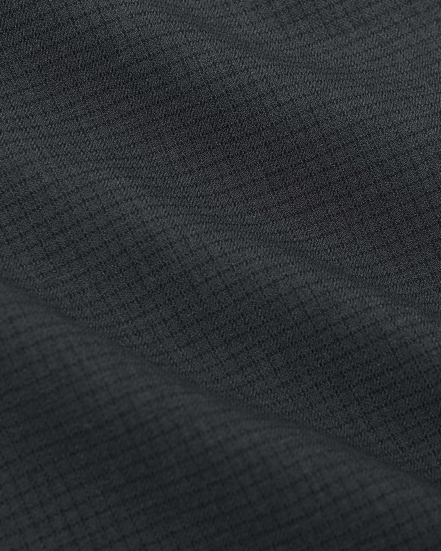 Charcoal Heather Gray Long Sleeve Ripstop Commuter Shirt fabric close-up.