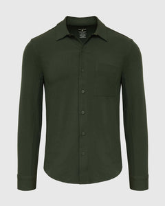 True ClassicOlive Long Sleeve Ripstop Commuter Shirt