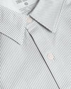 Steel Stripe Stretch Oxford 2.0 shirt with collar and buttons visible.